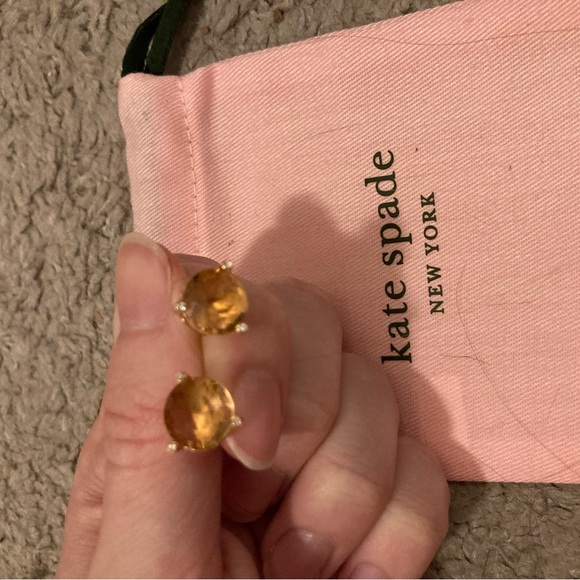 Kate spade pink stud earrings
